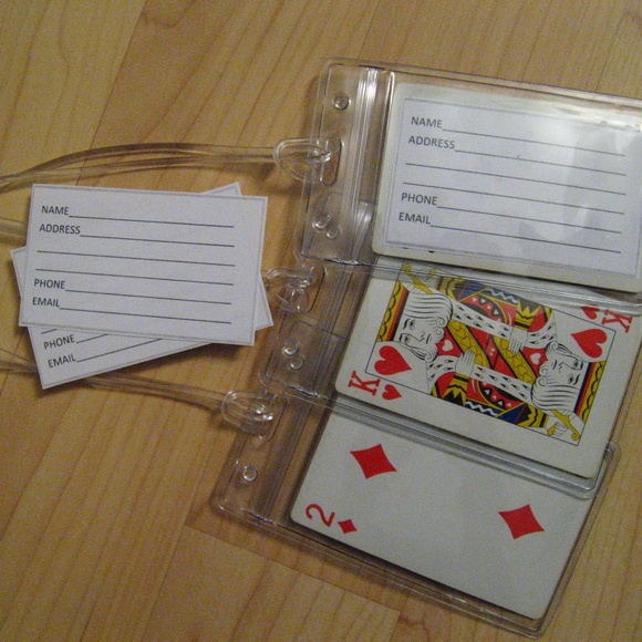 ✈️ Ozark Airlines Vintage Airline Luggage Tag Set (3) - Picture 5 of 5